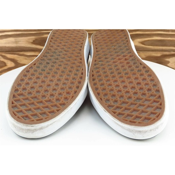 VANS Women Sz 8.5 M Gray Lace Up Skateboarding Fabric Shoe - Picture 9 of 9